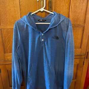 North face long sleeve tshirt hoodie